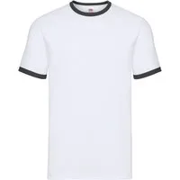 Fruit of the Loom Rundhalsshirt Fruit of the Loom Valueweight Ringer T