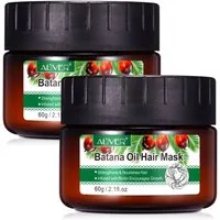 ALIVER Haarmaske Haarwachstum Haarpflege Intensivpflege Batana Öl für Haare Vegan, 2-tlg., Haarmaske, Haarpflege, Batana Öl, Aliver