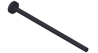 Giese Handtuchhalter 1tlg. Starr schwarz matt, 28050-14 28050-14
