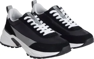 Calvin Klein Jeans Sneaker "HIKE RUNNER CASUAL NY-SU" Halbschuh, Freizeitschuh, Schnürschuh mit Anziehlasche