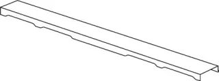 Hansgrohe Abdeckung RainDrain Compact flach 700,98246800 98246800
