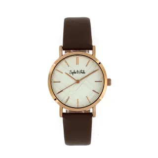 Montre à bracelet en cuir Sophie et Freda Budapest