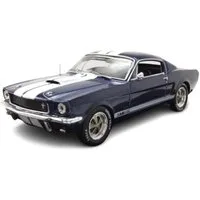 ixo Models Modellauto Ford Shelby Mustang GT 350 1965 dunkelblau weiß, Maßstab 1:43