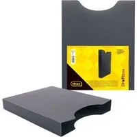 Idena Hefter Idena 225163 - Heftbox für DIN A4, Hochformat, aus PP, Füllhöhe 4 cm