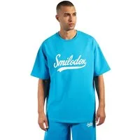 Smilodox T-Shirt Lorik, Locker geschnittenes Oversize Shirt mit Retro Frontprint bequemer Rundhalsausschnitt weiches Material moderner Streetwear Look