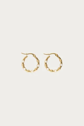 My Jewellery - <p>Creolen mit Mini-Kunstperlen</p> gold - Gr. - OS
