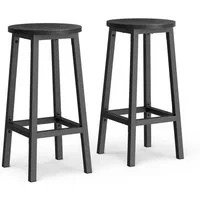 VASAGLE Barhocker Barstühle (Set, 2 St), Barhocker, 2er Set, Barstühle, 65cm/74cm