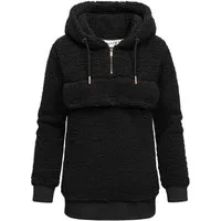 REPUBLIX Kapuzenpullover VALENTINA Damen Teddy Sweatjacke Plüsch Hoodie Pullover Windbreaker