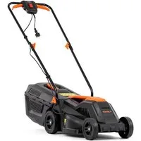 FUXTEC Elektrorasenmäher FX-RME33, 33 cm Schnittbreite, 33 cm Schnittbreite, 30 L Fangkorb, 220 V