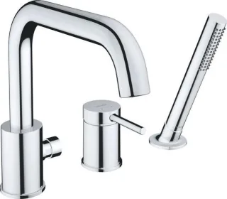 Duravit Circle 3-Loch Wannenarmatur Chrom Hochglanz 240x256x239 mm - CE5260000010 CE5260000010