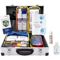 WM-Teamsport Erste-Hilfe-Koffer SPORT-Betreuerkoffer"ALU-PRO" mit Modultaschen DIN 13157 + DIN 13164