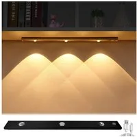 Athlix LED Unterbauleuchte LED Unterbauleuchte LED Unterbauleuchte kabellos, wiederaufladbar, LED fest integriert, mit Bewegungssensor, 60 Std. Laufzeit, 3000K-6500K weiß verstellbar