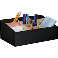 relaxdays Organizer Schreibtisch Organizer 12 Fächer
