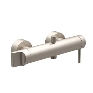 VitrA Origin Einhebel-Wannenfüll- und Brausearmatur Aufputzmontage Nickel gebürstet,A4261934 A4261934
