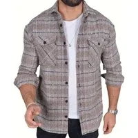 Megaman Jeans Flanellhemd Herren Holzfällerhemd Flanellhemd Kariert Freizeithemd Jacke Regular Langarm Kentkragen Holzfäller