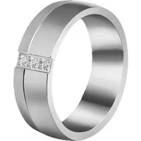 Adelia´s Fingerring Damen Ring aus Titan mit Strass Steinchen