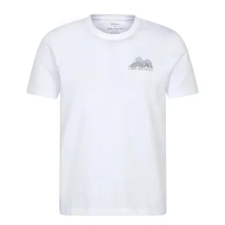 Mountain Warehouse - "Lake District" T-Shirt für Herren (Naturweiß)