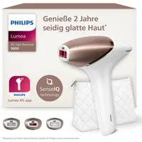 Philips IPL-Haarentferner Philips Lumea S9000 BRI955/00, 450.000 Lichtimpulse, 3 Aufsätze (Körper, Gesicht und Präzisionsaufsatz), kabellos
