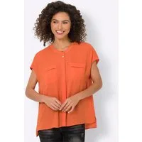 heine Klassische Bluse Oversized Bluse Kurzarm