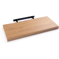 Home4You Wandboard MIKI, B 60 x H 23,5 cm, Wildeichedekor, MDF, PVC, 1-tlg., 1 Ablagefläche