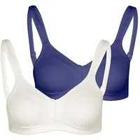 Susa Bügelloser BH 2er Pack Comfort Topsy (Spar-Set, 2-tlg) BH ohne Bügel - Nahtlose Cups, Sorgt für sicheren Halt