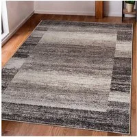 OTTO home Teppich Beldre, rechteckig, Höhe: 9 mm, mit besonders weichem Flor, Kurzflor, modernes Design, mit Bordüre