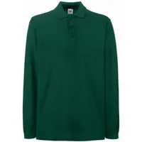 Fruit of the Loom Langarm-Poloshirt Herren Premium Long Sleeve Poloshirt