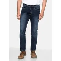 HERO by John Medoox 5-Pocket-Jeans Portland Denim Slim Straight Stretch Jeans Straight Fit Casual Clean Wash Denim Jeans für Herren