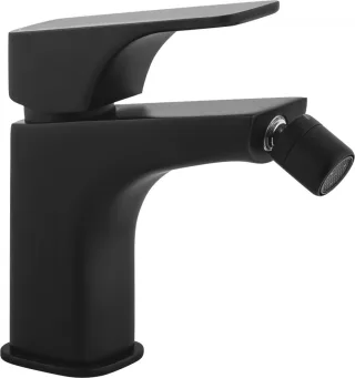 Neuesbad 300 black Bidetarmatur, mit Ablaufgarnitur, schwarz matt NB1DEBQHN31M1