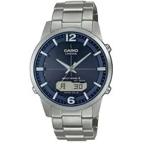 Casio Funk Funkchronograph LCW-M170TD-2AER, Armbanduhr, Herrenuhr, Solaruhr, Funkuhr, Titanarmband, Saphirglas