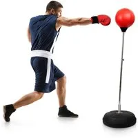 Dripex Punchingball Speedball Höhenverstellbarer Boxsack Trainingsball
