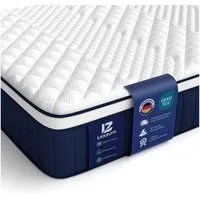 Taschenfederkernmatratze Matratze 90x200 cm, 7 Zone Matratze 140x200 cm, 10 Schichten, Lexzurn, 25 cm hoch, (ergonomisch, atmungsaktiv, orthopädisch, Matratze mit Spannbettlaken), Härtegrad H3