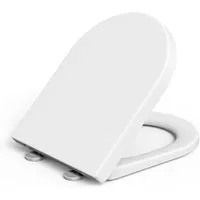 GarveeMore WC-Sitz Toilettendeckel mit Absenkautomatik D-Form
