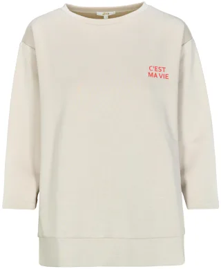 zab company - Da. Sweatshirt 3/4 Arm beige - Gr. - 48
