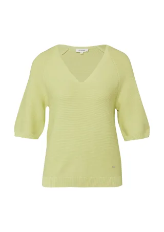 s.Oliver - Strickpullover grün - Gr. - 40
