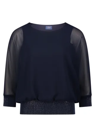 Vera Mont - Blusenshirt night sky - Gr. - 48