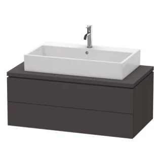 Duravit L-Cube Konsolenwaschtischunterbau wandhängend Graphit Supermatt 1020x547x400 mm - LC58190808 LC581908080