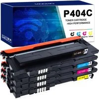 MOOHO Tonerpatrone CLT-404S CLT-P404C Kompatibel für SAMSUNG Xpress, (SL C430, C430W, C480, C48X, C480W, C480FW, C480FN, C432, C432W, 4-St), C433, C433W, C482, C482W, C482FW, C483, C483W, C483FW