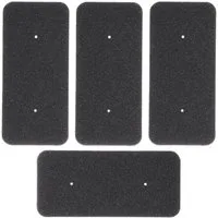 McFilter Ersatzfilter (4 Stück) Schwammfilter geeignet für Candy Hoover Filter 40006731, Zubehör für Trockner, Filterschwamm für Wärmepumpentrockner, I 275 x 125 mm I Sockelfilter, Flusenfilter, abwaschbar