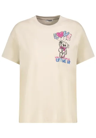 Authentic Style - RE9CIFQtU2hpcnQgUHJpbnQg nude beige - Gr. - XL