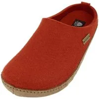 Haflinger Emils Toffel Filzpantoffel Hausschuh mit Ledersohle Unisex Hausschuh