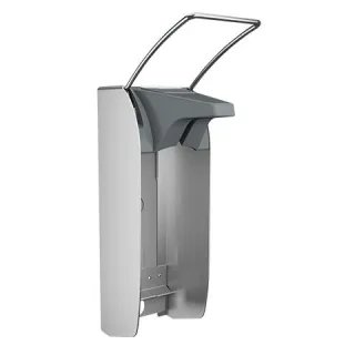 KWC Aquarotter Spender, MEDCARE, Edelstahl, AP, 94x341x170 mm, f. 1000ml, Hebel 170 mm, 3600003343 3600003343