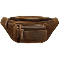 STILORD Bauchtasche "Greg" Bauchtasche / Gürteltasche Echtes Leder für Damen Herren Groß