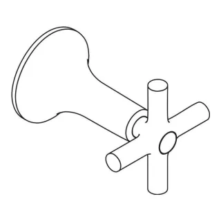 hansgrohe Terrano Griff chrom Axor 37293000