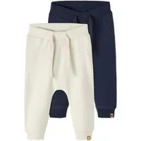 Name It Sweathose NBNTAKKI mit verstellbarem Bund und bequemer Form (Packung, 2-tlg) meliert, regular fit, Baumwollmix, Sweatware