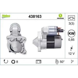 Valeo Starter Dacia Nissan Renault 438163