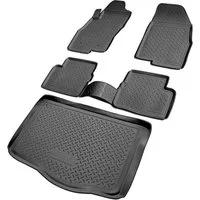 RECAMBO Kofferraumwanne für FIAT (grande) PUNTO, Typ 199, 2005-2018, für Fiat Punto 199, 100% passgenaue Antirutschmatte, Kofferraum Schutzmatte, Gummimatte