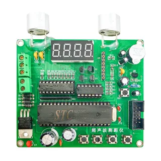 DC 9-12V DIY Ultrasonic Measuring Kit Multi-function Soldering Practice Training Assembly Electronic Distance Meter Comp