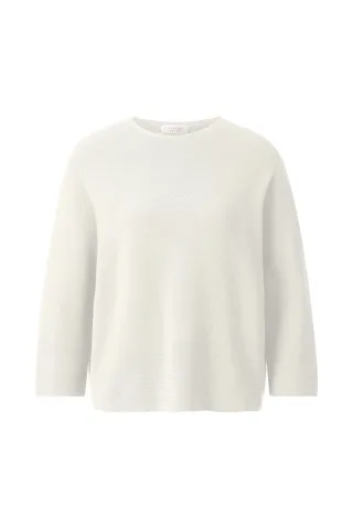 Rich & Royal - Crew-Neck Seamless pearl white - Gr. - XL