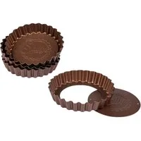 Sallys Tarteform Mini - 4er Set, mit Hebeboden